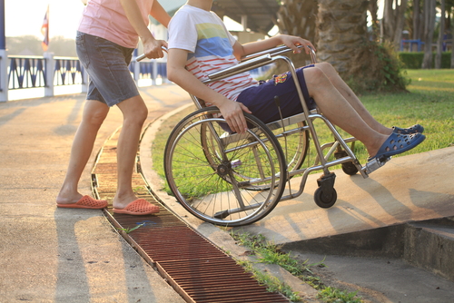 man in wheel chair