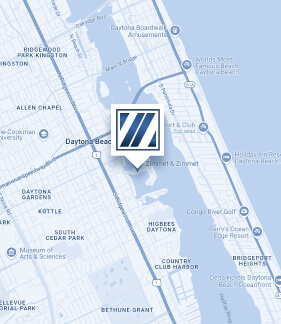 location map daytona beach