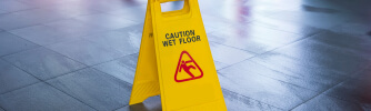 wet floor sign