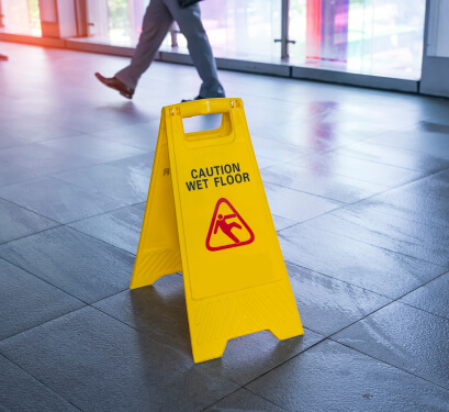 wet floor sign