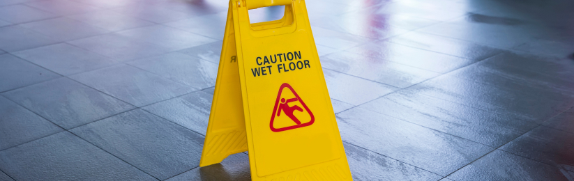 wet floor sign